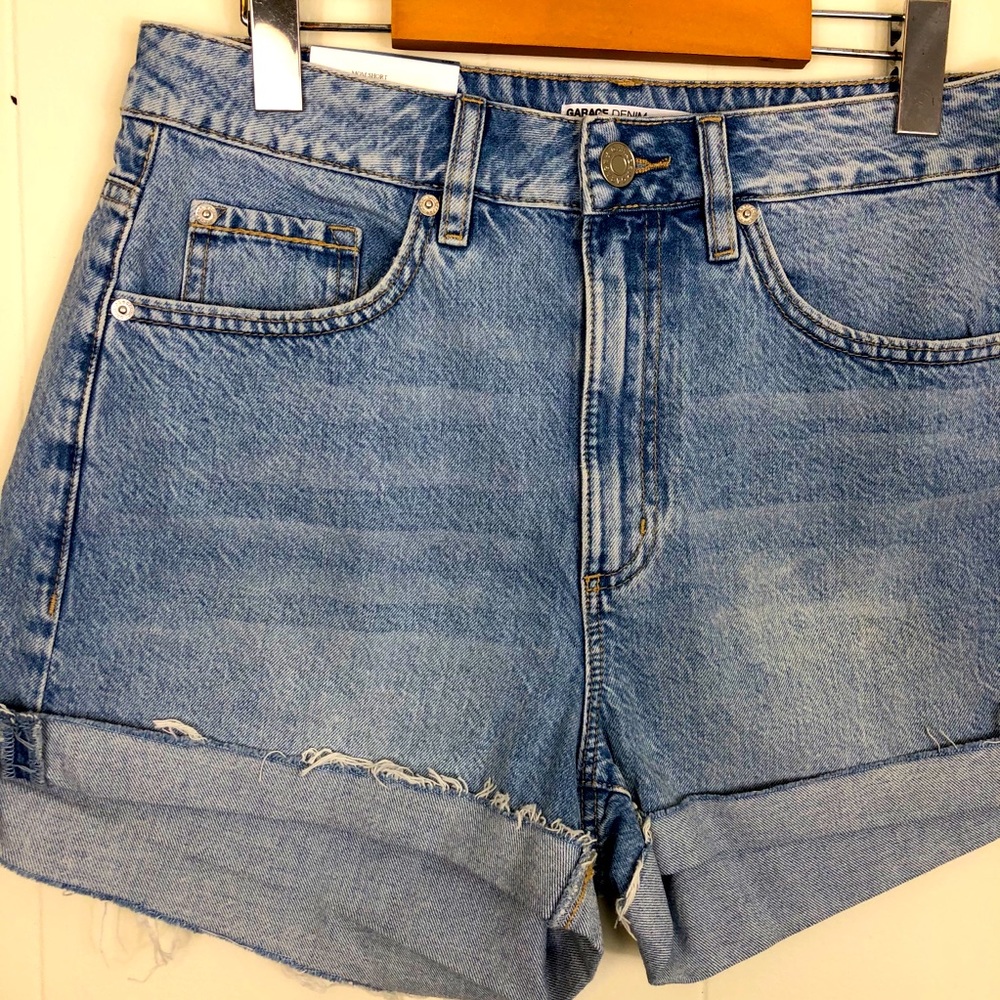 NWT Garage Mom Shorts Sky Blue Sz 29 - Picture 3 of 10